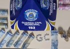Guarda Municipal de Guaxupé prende dois suspeitos de tráfico de drogas próximo a escola