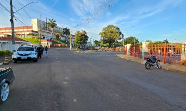 Colisão entre motos deixa dois feridos na Avenida João Francisco Pasqua