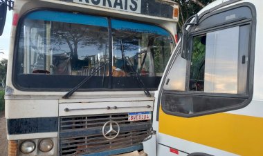 Ônibus escolar e de trabalhadores rurais colidem próximo à Fazenda Bocaina em Guaxupé