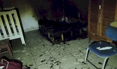 Bombeiros controlam incêndio em residência após briga de casal em Guaxupé