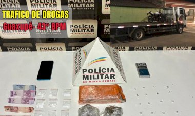 Operação Antidrogas da PM desarticula ponto de tráfico no Colmeia II, em Guaxupé