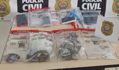 Dupla é detida em flagrante por tráfico de drogas no bairro Jardim Recreio