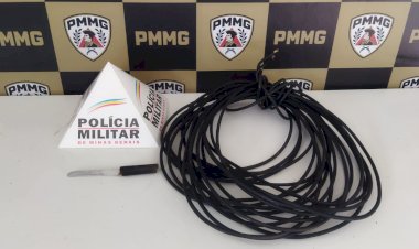 Homem é preso em flagrante por furto de fios no Jardim Bela Vista