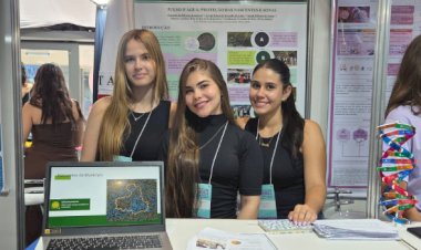 Estudantes de Nova Resende brilham na Febrace 2026 com projeto sobre proteção de nascentes