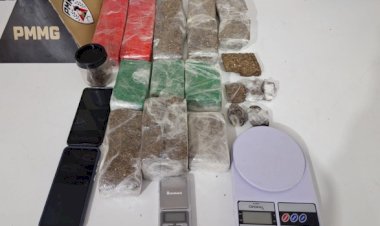 PM prende dupla com grande quantidade de maconha no Vale Verde, em Guaxupé