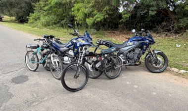 GCM de Guaxupé apreende bicicletas motorizadas após denúncias de direção perigosa no Bela Vista