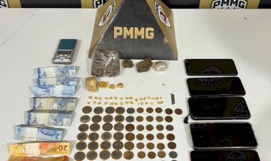 Trio é detido com grande quantidade de crack e maconha em Guaxupé