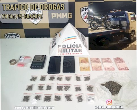 Polícia apreende adolescente com drogas em escola em reforma em Guaxupé