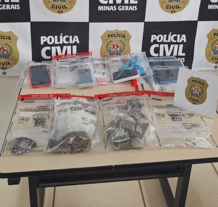 Dupla é detida em flagrante por tráfico de drogas no bairro Jardim Recreio