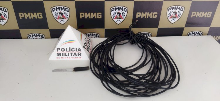Homem é preso em flagrante por furto de fios no Jardim Bela Vista