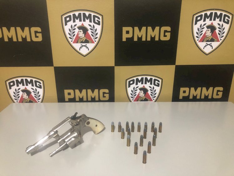 Polícia Militar apreende revólver após denúncia de violência doméstica em Guaranésia