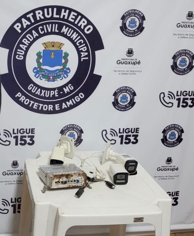 GCM de Guaxupé prende homem em flagrante após furto a empresa no Polo Industrial
