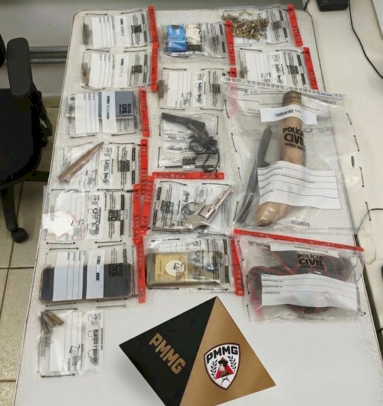 PM prende traficante e apreende arsenal de armas na zona rural de Guaxupé