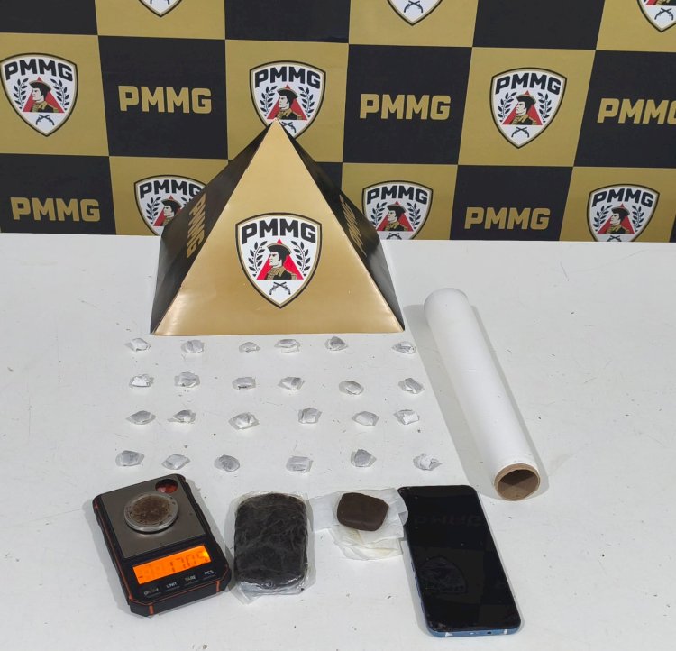 Passageiro de carro de aplicativo é flagrado com drogas e acaba preso pela PM em Guaxupé