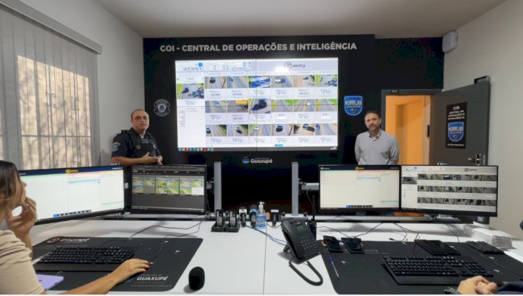 Muralha Guaxupé: munícipio implementa sistema de monitoramento para reforçar a segurança pública