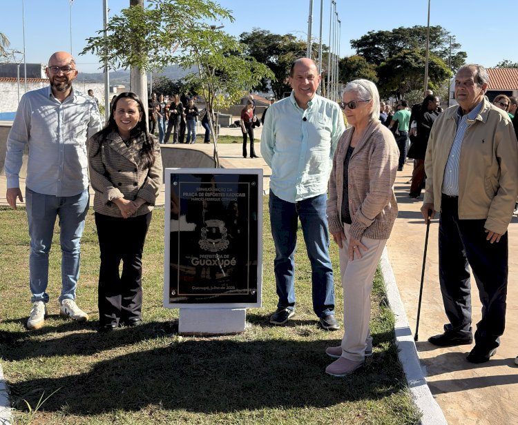 Espaço esportivo renovado homenageia educador que marcou gerações em Guaxupé