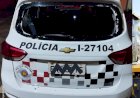 Jovem morde PM e quebra viatura após prisão por tráfico em Potunduva