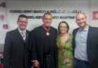 Prefeito de Itaju prestigia posse de Marco Bertaiolli como novo Conselheiro do Tribunal de Contas