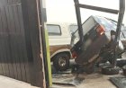 Motorista embriagado invade oficina mecânica em Jaú