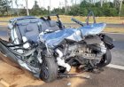 Motorista cochila no veículo e colide com carreta na Pederneiras-Bauru