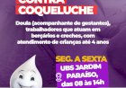 Boraceia amplia vacinação contra coqueluche