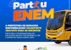 Boraceia fornece transporte gratuito para estudantes que vão prestar Enem