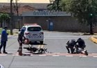 Motociclista atinge viatura da PM em Bauru