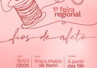 1° Feira Regional Fios de Afeto acontece neste sábado, com artesãos de Bariri e outros seis municípios