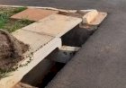 Homem quebra duas costelas após cair em bueiro sem proteção em Bauru