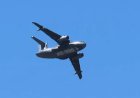 Testes da Força Aérea Brasileira em aeronave Embraer KC-390 passam pelo espaço aéreo de Bariri