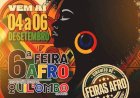6ª Feira Afro Bariri reúne música, cultura, gastronomia e educação em três dias de programação gratuita
