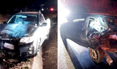 Batida traseira deixa cinco feridos em Ibitinga