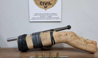 Homem mata vizinho com  arma artesanal em Arealva