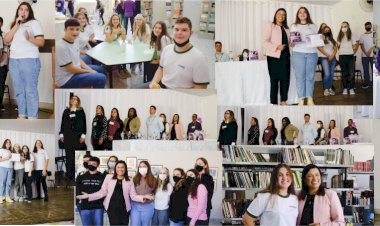 Deputada Maria Rosas premia alunos da Coeba por vitória no Concurso Nacional de Curtas sobre a Lei Maria da Penha