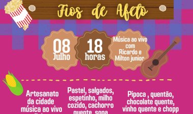 Grupo Fios de Afeto promove 1ª Festa Junina Artesanal neste sábado