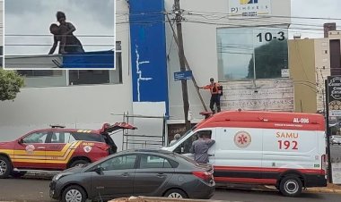 Pintor sofre queimaduras graves após receber forte descarga elétrica em Bauru