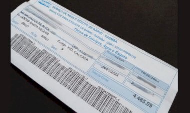 Baririenses questionam valor da conta de água e esgoto de janeiro um mês após aumento de mais de 30% na tarifa do Saemba