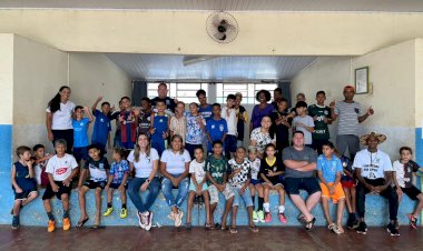 Projeto Trilhando Águias reúne 50 crianças em oficinas formativas no Recreativo em Bariri