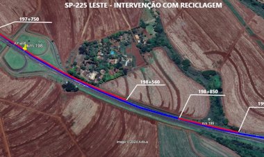 SP-225 entre Pederneiras e Itapuí passa por obras de longa duração; motoristas devem ficar atentos à interdição parcial