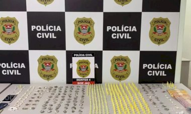 Dise de Jaú prende dupla em flagrante por tráfico de drogas financiado pela venda de motocicleta