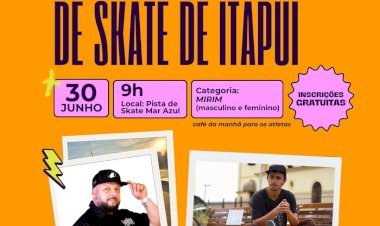 2º Campeonato de Skate de Itapuí acontece neste domingo