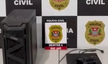 Jovem é preso por extorsão e pornografia infantil após vazar vídeo íntimo em Jaú