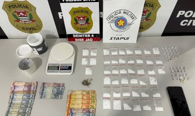 Itapuí: Casal e mais uma pessoa são presos por tráfico de drogas no Mar Azul