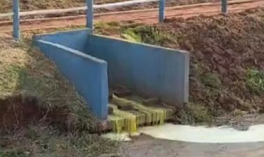 Morador de Boraceia denuncia descarte irregular de dejetos no Lago Municipal; “É um crime ambiental”, diz o denunciante