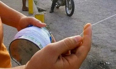 Motociclista de 19 anos tem pescoço cortado por linha de pipa no Santo André, em Bariri