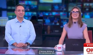 “Bariri é uma metrópole regional”, diz Maurício Noriega; comentarista esportivo da CNN faz referência a Bariri e ensina gentílico durante programa ao vivo da emissora