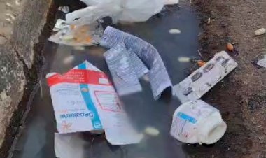 Medicamentos recém retirados da Farmácia Central são encontrados descartados na rua em Bariri