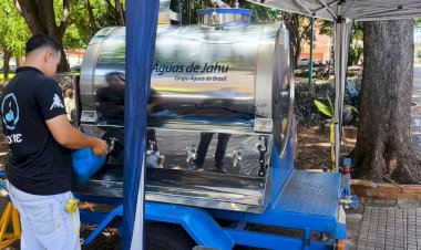 Jaú e Agudos investem em pontos de hidratação para amenizar onda de calor