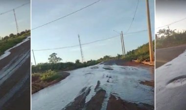 Esgoto segue vazando em áreas residenciais de Itapuí e moradores relatam presença dejetos espalhados pelo chão