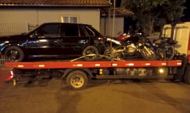 Operação contra “rolezinhos”: Promotor reforça fiscalizações e PM segue apreendendo motos irregulares em Bariri com apoio da ROCAM